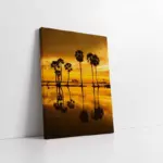 Günbatımında Ağaçlar | Kanvas Tablo | Cam Tablo | Mdf Tablo | A20902