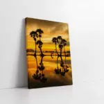 Günbatımında Ağaçlar | Kanvas Tablo | Cam Tablo | Mdf Tablo | A20903