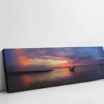 Gün Batımında Gondol | Kanvas Tablo | Cam Tablo | Mdf Tablo | A20939