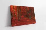 Kırmızı Orman | Kanvas Tablo | Cam Tablo | Mdf Tablo | A20958
