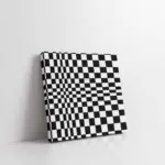 Kareler Optik İllüzyon | Kanvas Tablo | Cam Tablo | Mdf Tablo | A21001