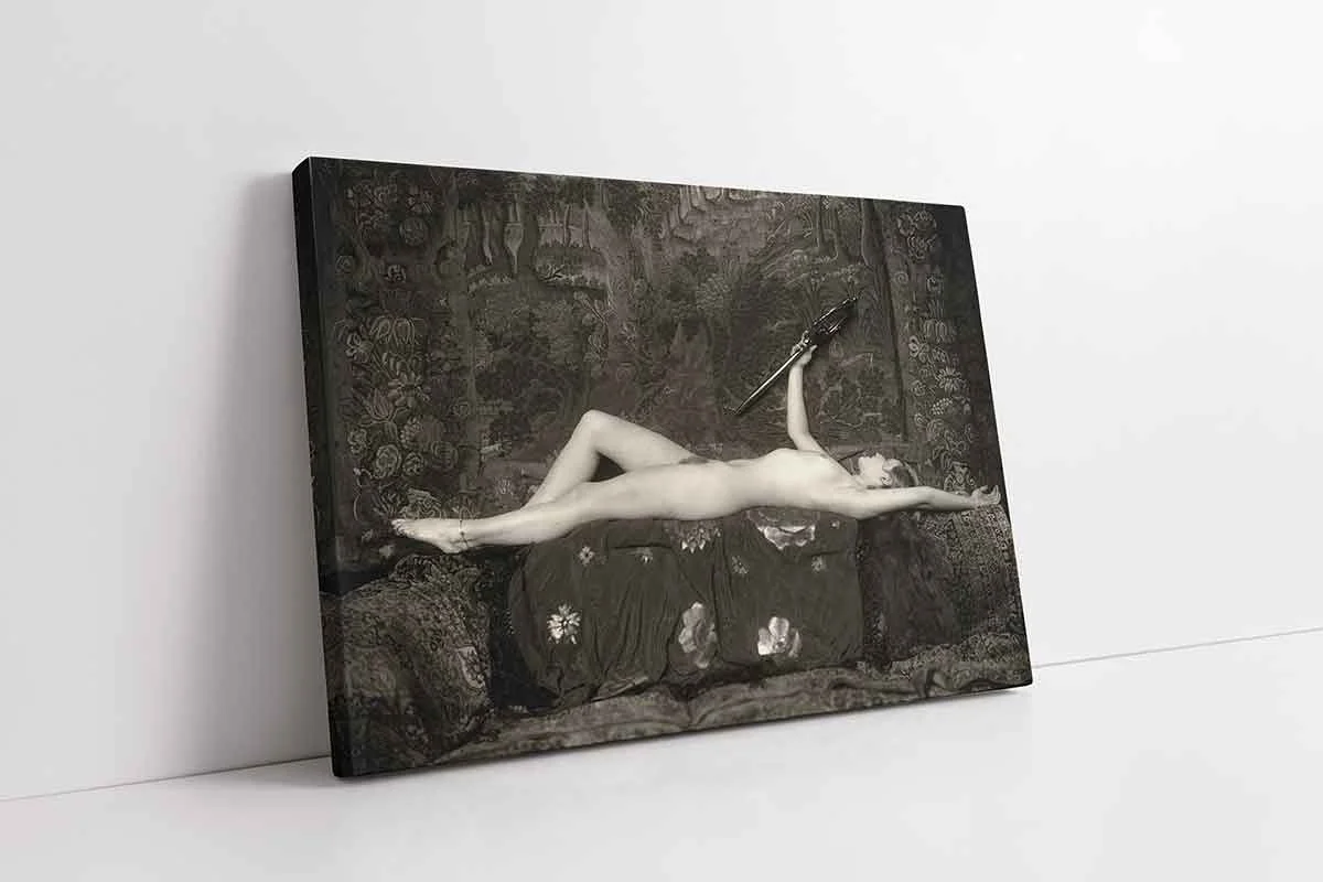 KA22036-10 Sanatsal Kadın | Kanvas Tablo | Cam Tablo | Mdf Tablo | A22036 - Görsel 1