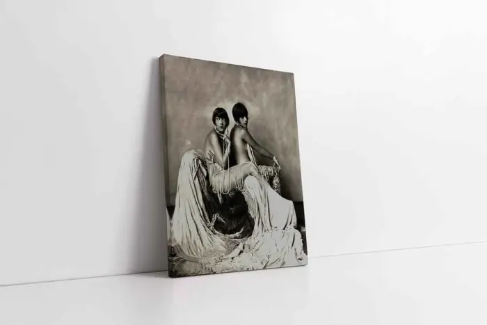 Dolly Sisters | Kanvas Tablo | Cam Tablo | Mdf Tablo | A22044 - Görsel 1