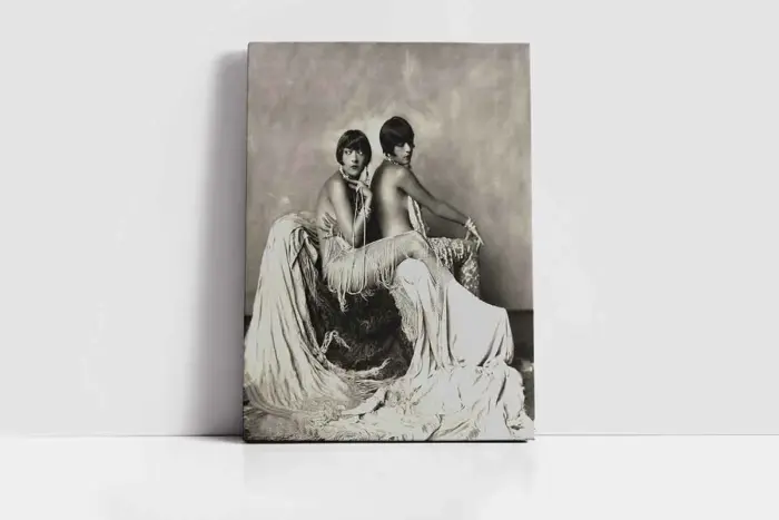 Dolly Sisters | Kanvas Tablo | Cam Tablo | Mdf Tablo | A22044 - Görsel 2