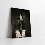 Siyah Giyen Kadın | Kanvas Tablo | Cam Tablo | Mdf Tablo | A22045