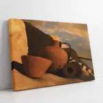 Küp Ve Testi Obje | Kanvas Tablo | Cam Tablo | Mdf Tablo | A23016