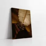 Tüy Kalem Ve Hokka | Kanvas Tablo | Cam Tablo | Mdf Tablo | A23103