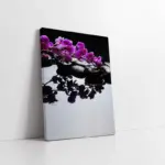 Spa Taşları Ve Orkide | Kanvas Tablo | Cam Tablo | Mdf Tablo | A23207