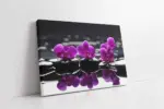 Spa Taşları Ve Orkide | Kanvas Tablo | Cam Tablo | Mdf Tablo | A23216