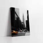 New York Sarı Taksi | Kanvas Tablo | Cam Tablo | Mdf Tablo | A27003