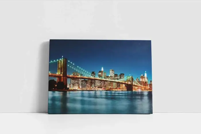 New York Gece | Kanvas Tablo | Cam Tablo | Mdf Tablo | A27027 - Görsel 2
