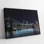 New York Gece | Kanvas Tablo | Cam Tablo | Mdf Tablo | A27028