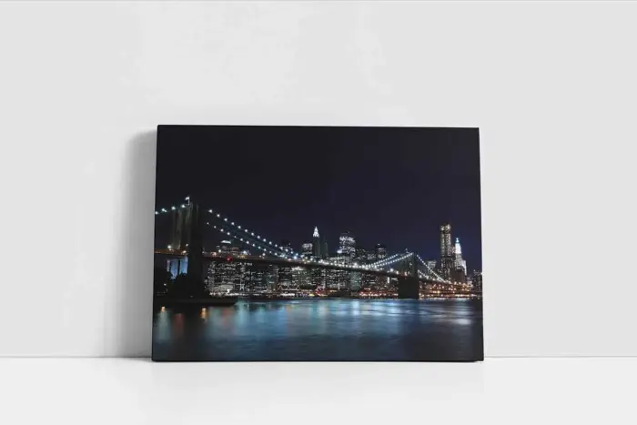 New York Gece | Kanvas Tablo | Cam Tablo | Mdf Tablo | A27028 - Görsel 2