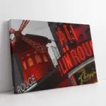 Fransa Moulin Rouge | Kanvas Tablo | Cam Tablo | Mdf Tablo | A27056