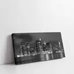 Siyah Beyaz Gökdelen | Kanvas Tablo | Cam Tablo | Mdf Tablo | A27062