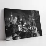New York Gece | Kanvas Tablo | Cam Tablo | Mdf Tablo | A27075