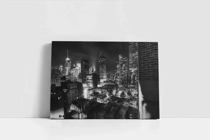 New York Gece | Kanvas Tablo | Cam Tablo | Mdf Tablo | A27075 - Görsel 2
