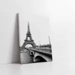 Siyah Beyaz Eyfel | Kanvas Tablo | Cam Tablo | Mdf Tablo | A27089