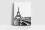 Siyah Beyaz Eyfel | Kanvas Tablo | Cam Tablo | Mdf Tablo | A27089 - Görsel 2