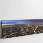 Kuşbakışı Paris Şehir | Kanvas Tablo | Cam Tablo | Mdf Tablo | A27090