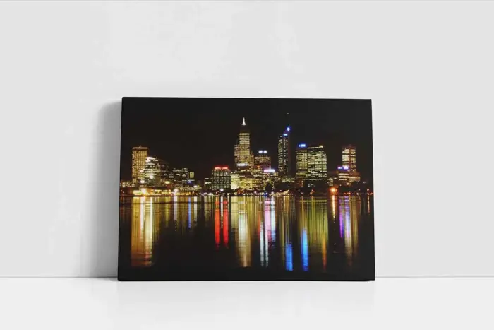 Perth Şehri Gece | Kanvas Tablo | Cam Tablo | Mdf Tablo | A27095 - Görsel 2