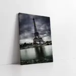 Siyah Beyaz Eyfel | Kanvas Tablo | Cam Tablo | Mdf Tablo | A27100