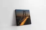 San Fransisco Oakland Köprüsü | Kanvas Tablo | Cam Tablo | Mdf Tablo | A27109
