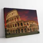 Roma Kolezyum Gece | Kanvas Tablo | Cam Tablo | Mdf Tablo | A27124