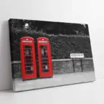 Londra Kırmızı Kulübe | Kanvas Tablo | Cam Tablo | Mdf Tablo | A27134