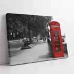 Londra Kırmızı Kulübe | Kanvas Tablo | Cam Tablo | Mdf Tablo | A27136