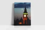 Londra Saat Kulesi Gece | Kanvas Tablo | Cam Tablo | Mdf Tablo | A27139 - Görsel 2