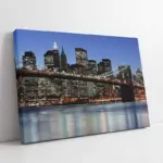 New York Gece | Kanvas Tablo | Cam Tablo | Mdf Tablo | A27144