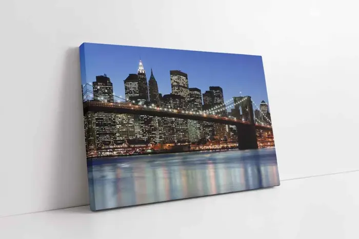 New York Gece | Kanvas Tablo | Cam Tablo | Mdf Tablo | A27144 - Görsel 1