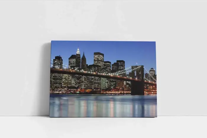 New York Gece | Kanvas Tablo | Cam Tablo | Mdf Tablo | A27144 - Görsel 2