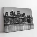 Siyah Beyaz New York | Kanvas Tablo | Cam Tablo | Mdf Tablo | A27145
