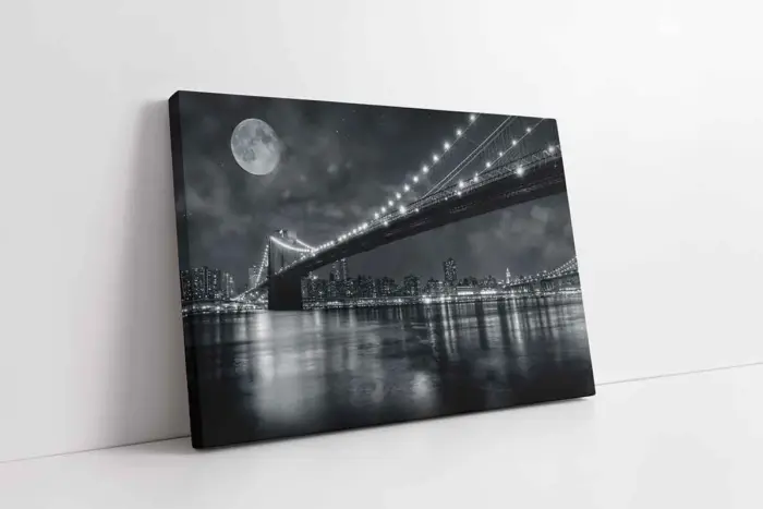 Manhattan Gece | Kanvas Tablo | Cam Tablo | Mdf Tablo | A27152 - Görsel 1