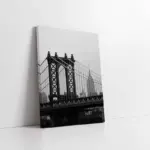 Siyah Beyaz Manhattan | Kanvas Tablo | Cam Tablo | Mdf Tablo | A27155