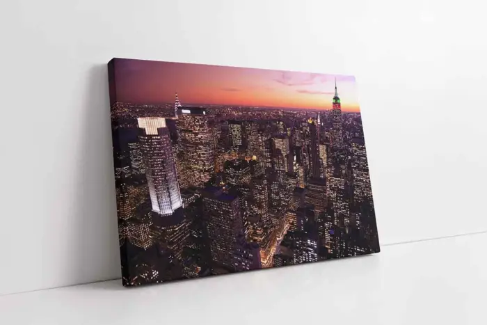 New York Gece | Kanvas Tablo | Cam Tablo | Mdf Tablo | A27159 - Görsel 1