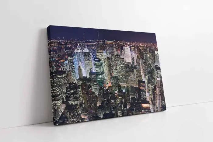 New York Gece | Kanvas Tablo | Cam Tablo | Mdf Tablo | A27160 - Görsel 1