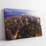 New York Gece | Kanvas Tablo | Cam Tablo | Mdf Tablo | A27161