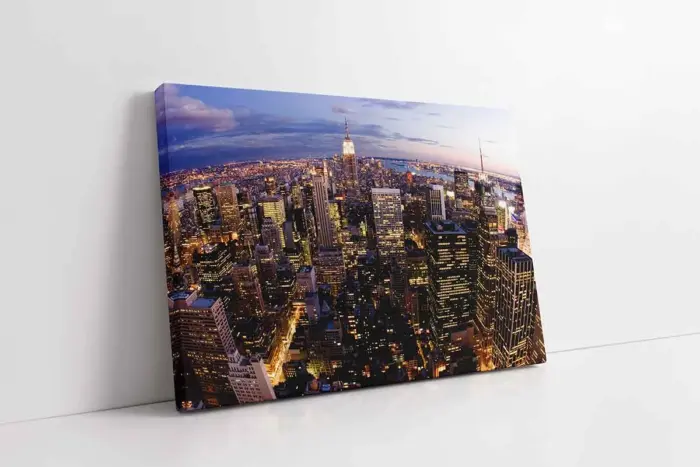 New York Gece | Kanvas Tablo | Cam Tablo | Mdf Tablo | A27161 - Görsel 1