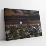 New York Gece | Kanvas Tablo | Cam Tablo | Mdf Tablo | A27163