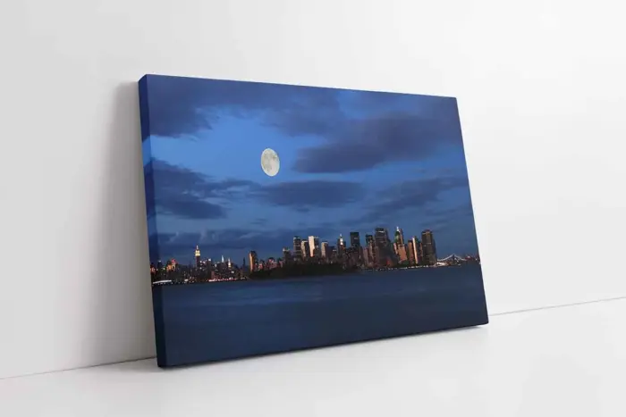 New York Gece | Kanvas Tablo | Cam Tablo | Mdf Tablo | A27170 - Görsel 1
