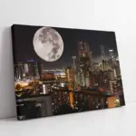 New York Gece | Kanvas Tablo | Cam Tablo | Mdf Tablo | A27172