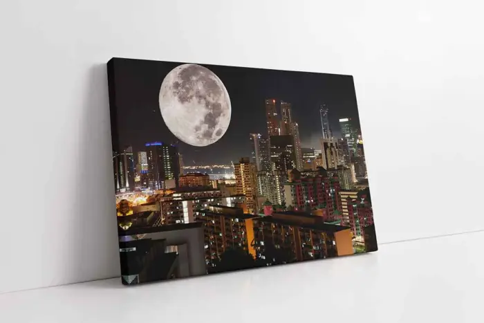 New York Gece | Kanvas Tablo | Cam Tablo | Mdf Tablo | A27172 - Görsel 1
