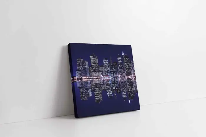 New York Gece | Kanvas Tablo | Cam Tablo | Mdf Tablo | A27179 - Görsel 1