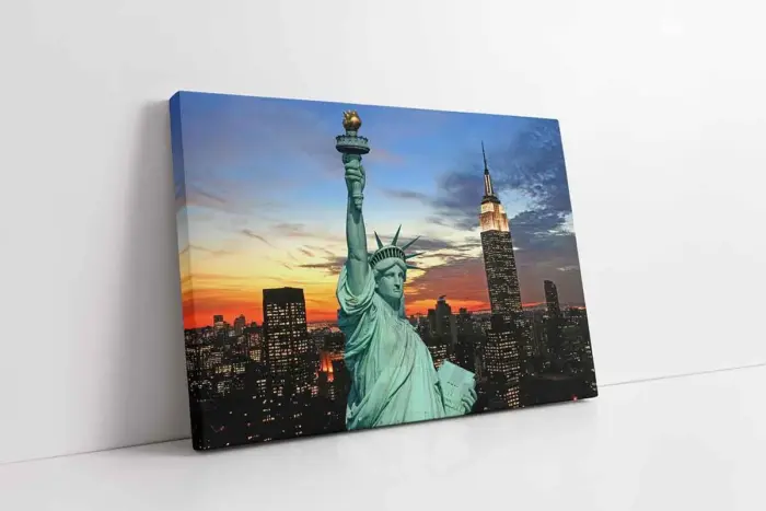New York Şehir | Kanvas Tablo | Cam Tablo | Mdf Tablo | A27190 - Görsel 1