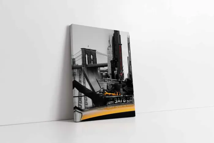 New York Şehir | Kanvas Tablo | Cam Tablo | Mdf Tablo | A27201 - Görsel 1