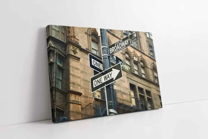 New York Şehir | Kanvas Tablo | Cam Tablo | Mdf Tablo | A27204 - Görsel 1