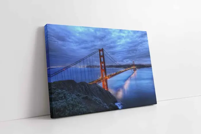 San Francisco Köprü | Kanvas Tablo | Cam Tablo | Mdf Tablo | A27234 - Görsel 1